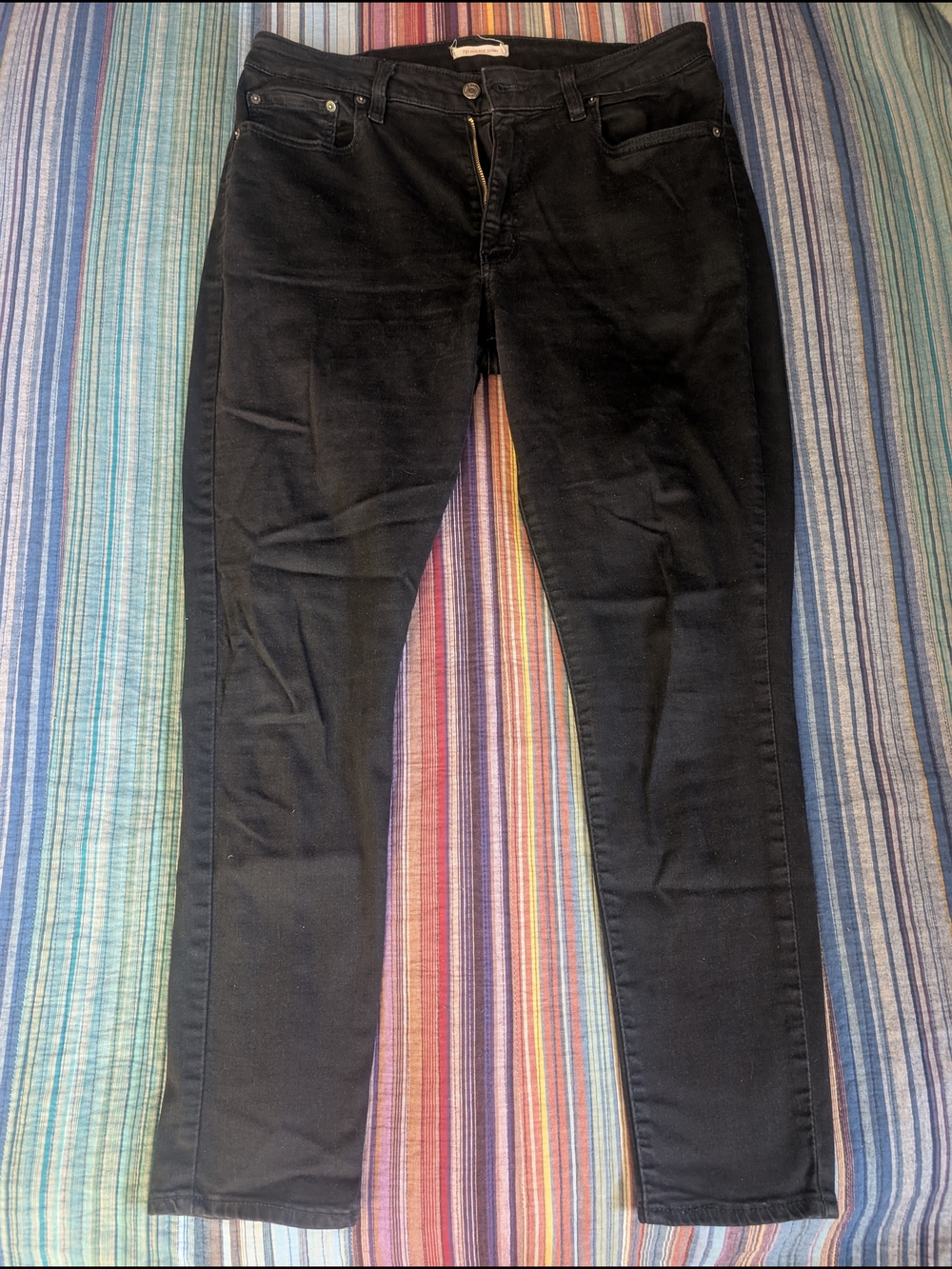Black Levi Strauss Skinny Jeans